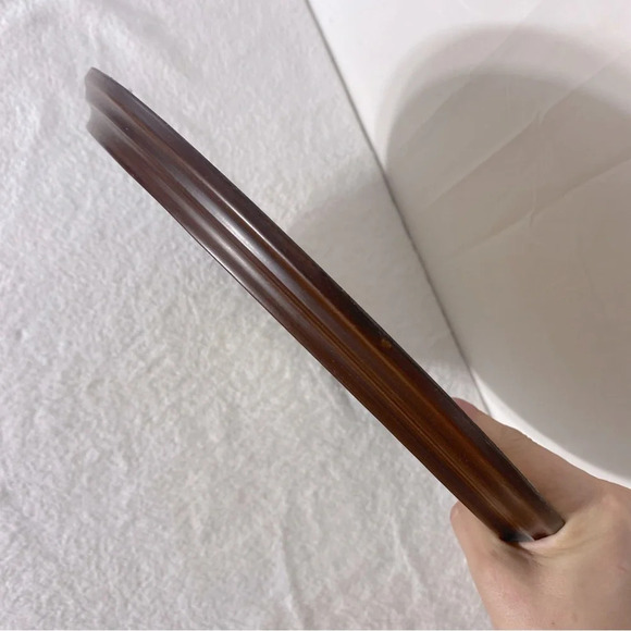 Vintage Hummel Completed Oval Framed Embroidery Art - Picture 8 of 10